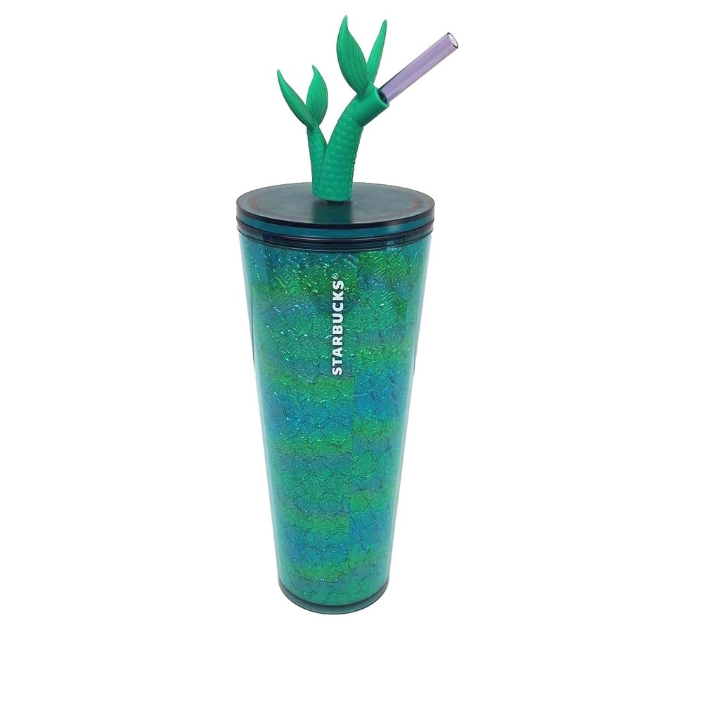 Starbucks 2025 Purple/Green Siren Mermaid Scales 24oz Venti Tumbler Cold Cup